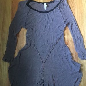 Purple tunic top- free people